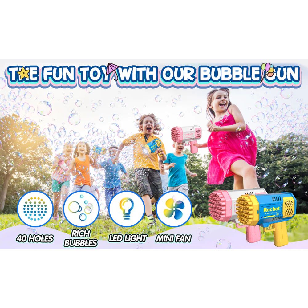 BUBBLEPARTY™ - Pistola De Burbujas