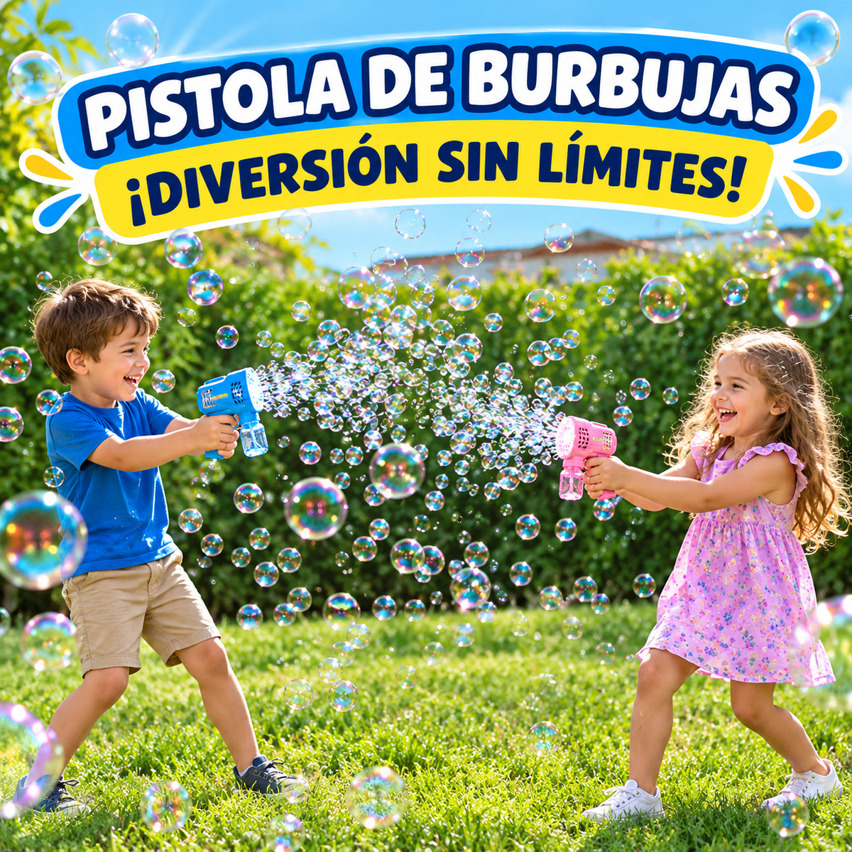 BUBBLEPARTY™ - Pistola De Burbujas