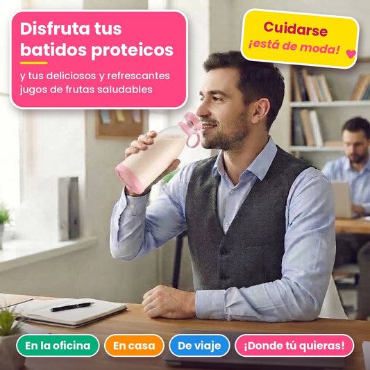 BLENEXPRESS™ - Juguera Portátil Botella 420ml 6 cuchill