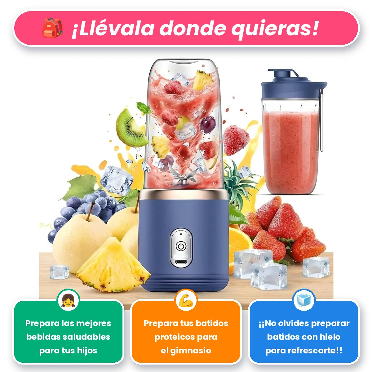 BLENDGO™ - X LICUADORA PORTATIL 400ML