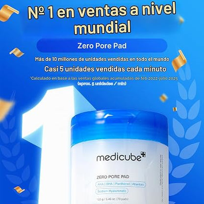 medicube All-in-One Duo - Almohadillas cero poros y máscara de barro