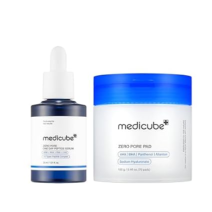 medicube All-in-One Duo - Almohadillas cero poros y máscara de barro